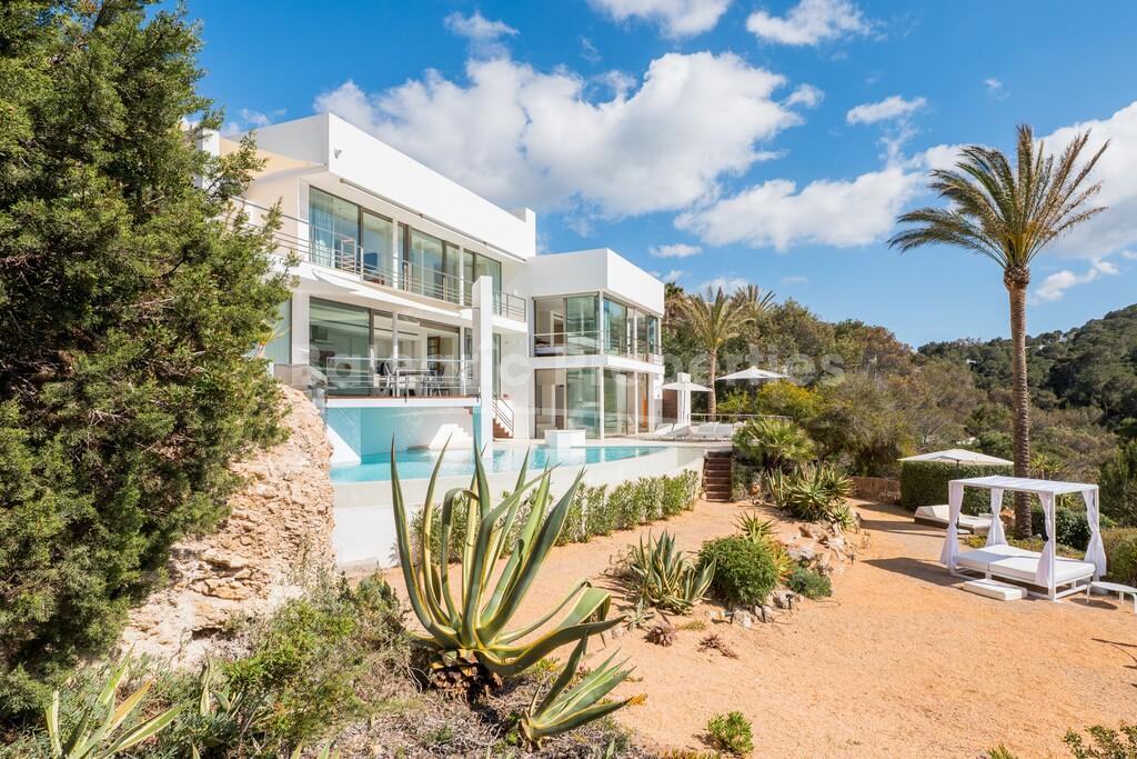 Luxury coastal villa with holiday licence for sale in Cala Vadella, Ibiza