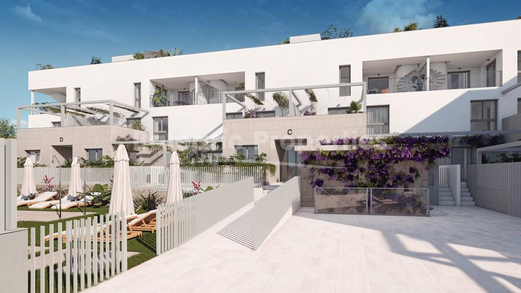 Bright and spacious homes in a new development near Ibiza town