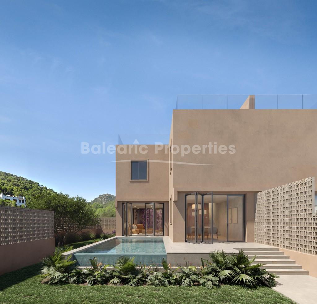 Semi-Detached villas with private pools for Sale in Port de Sant Miquel, Northern Ibiza 