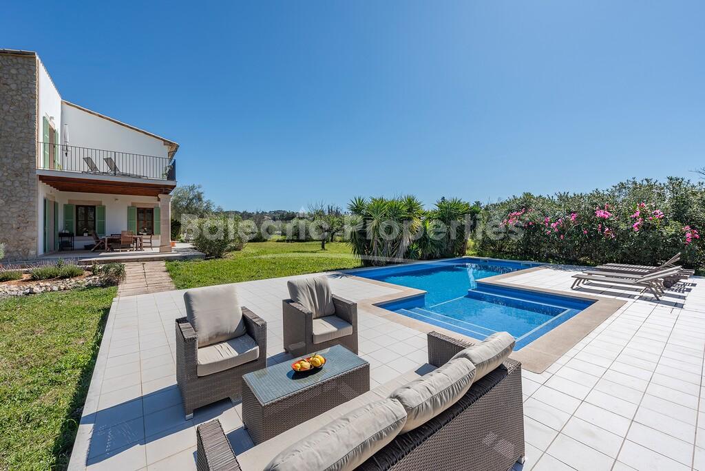 Modern country retreat for sale in beautiful Selva, North Mallorca