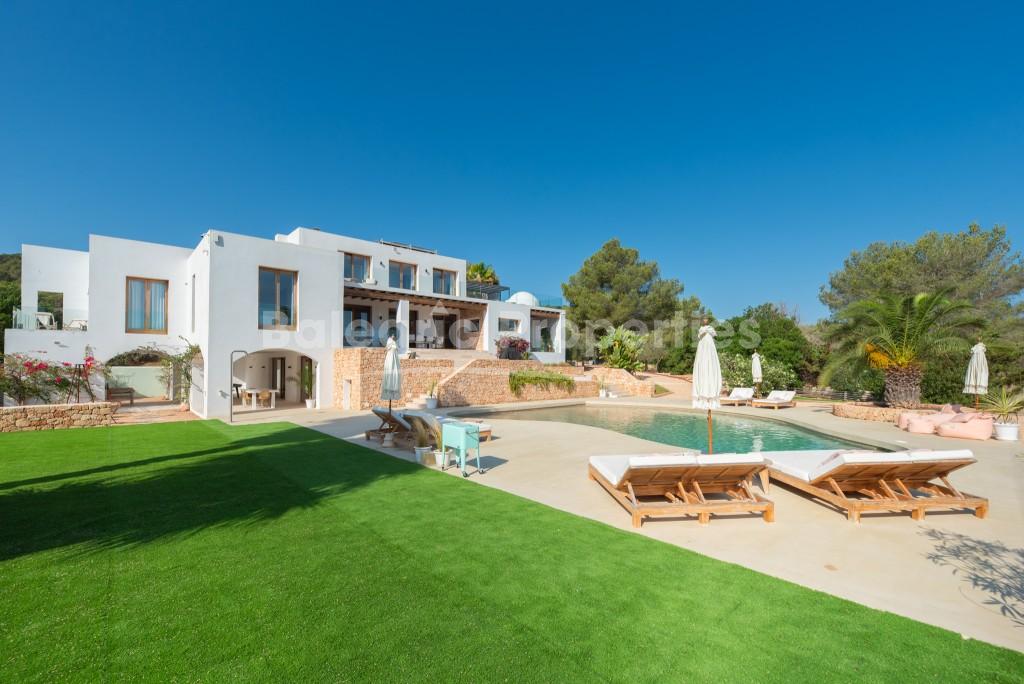 Exceptional sea view villa for sale near Cala Bassa and Cala Conta, Ibiza