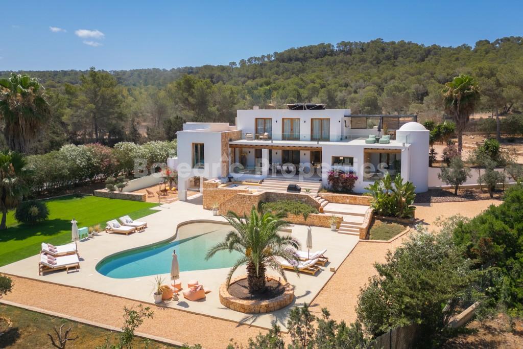 Exceptional sea view villa for sale near Cala Bassa and Cala Conta, Ibiza