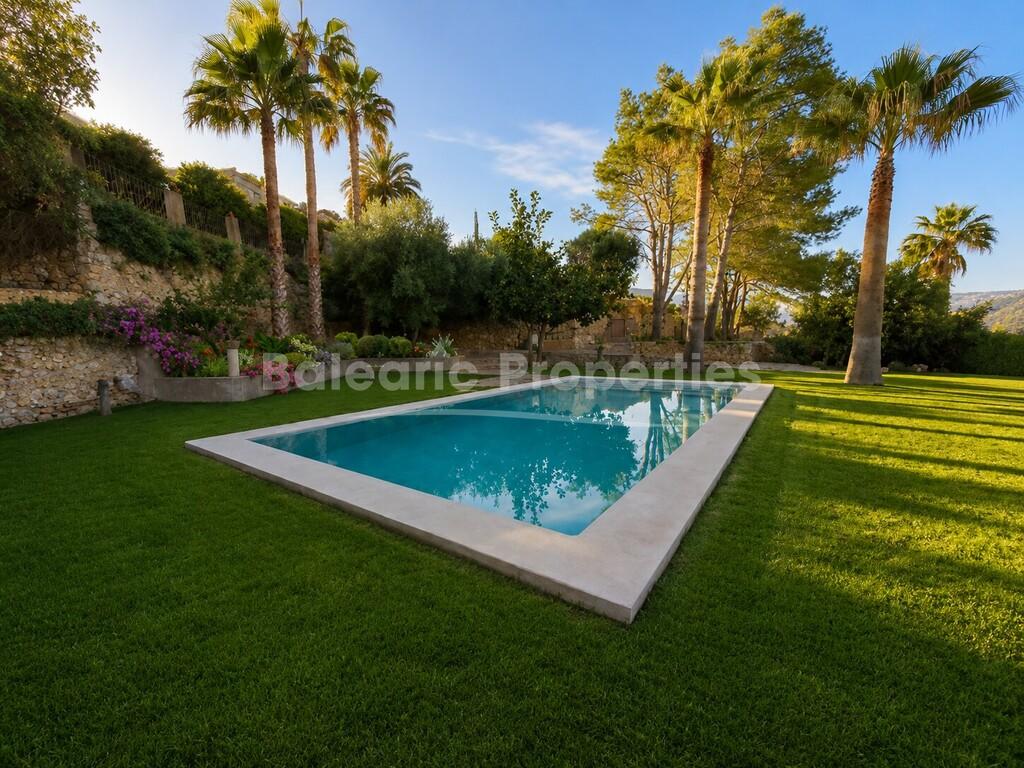 Unique estate with renovation project for sale in Campanet, North Mallorca