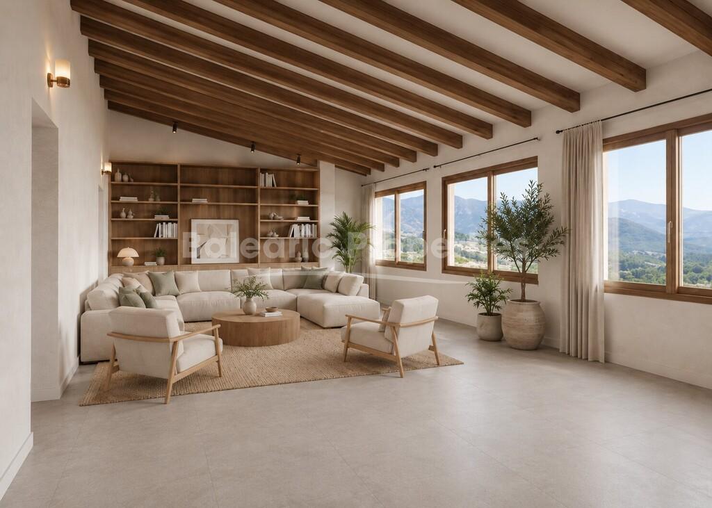 Unique estate with renovation project for sale in Campanet, North Mallorca