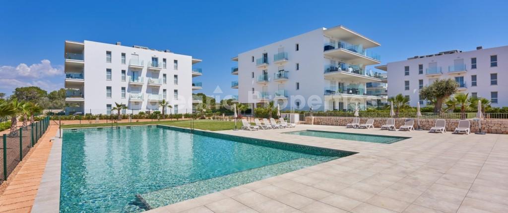 Apartamentos modernos de 2 dormitorios en venta en Cala d’Or, sureste de Mallorca
