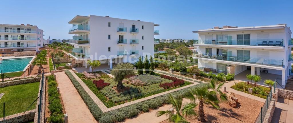 Apartamentos modernos de 2 dormitorios en venta en Cala d’Or, sureste de Mallorca