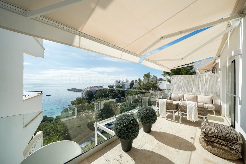 Charming apartment with sea views for sale in Illetes, Southwest Mallorca