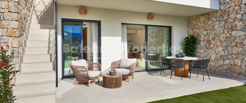 Apartamentos modernos con vistas al mar en venta en Sant Elm, suroeste de Mallorca