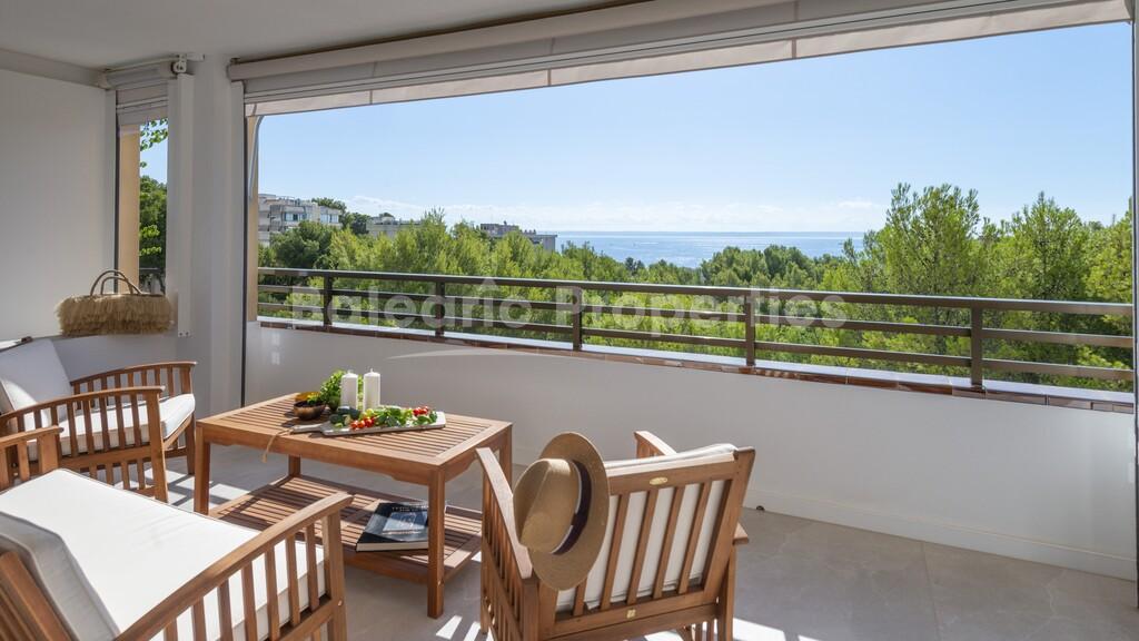 Elegant penthouse with sea views in Cas Catala, Southwest Mallorca