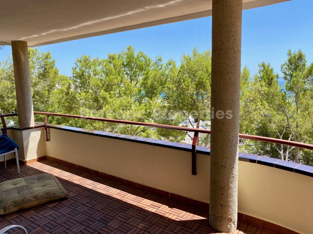 Renovated apartment for sale with sea views in Cas Catala, Mallorca