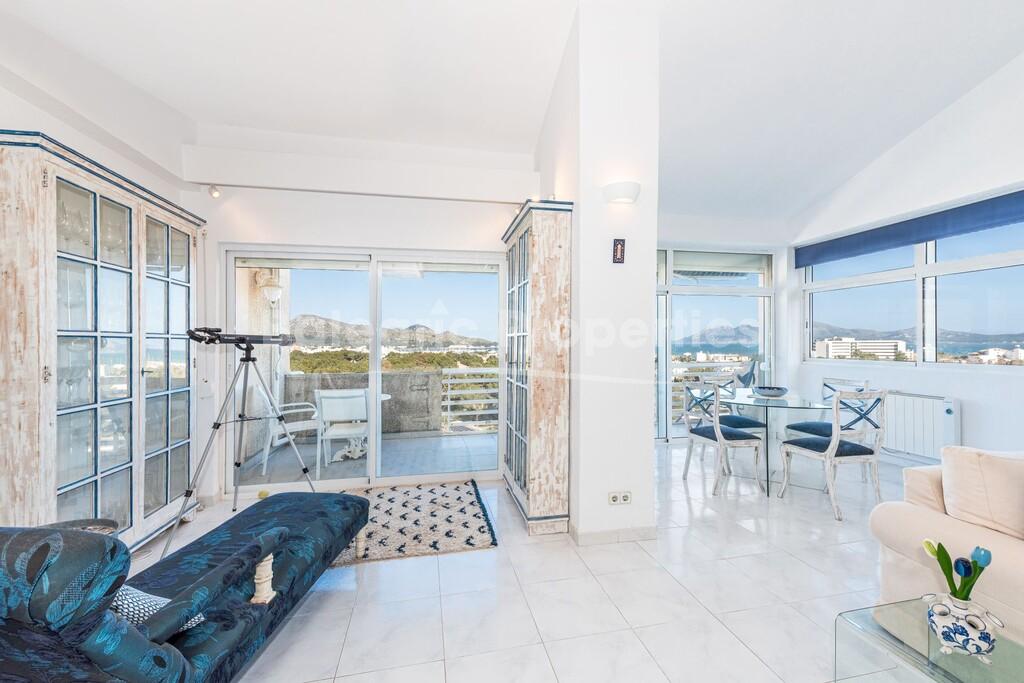 Penthouse mit Meerblick kaufen in Puerto Pollensa, Nord-Mallorca