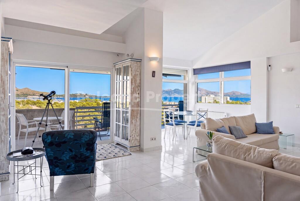 Penthouse mit Meerblick kaufen in Puerto Pollensa, Nord-Mallorca