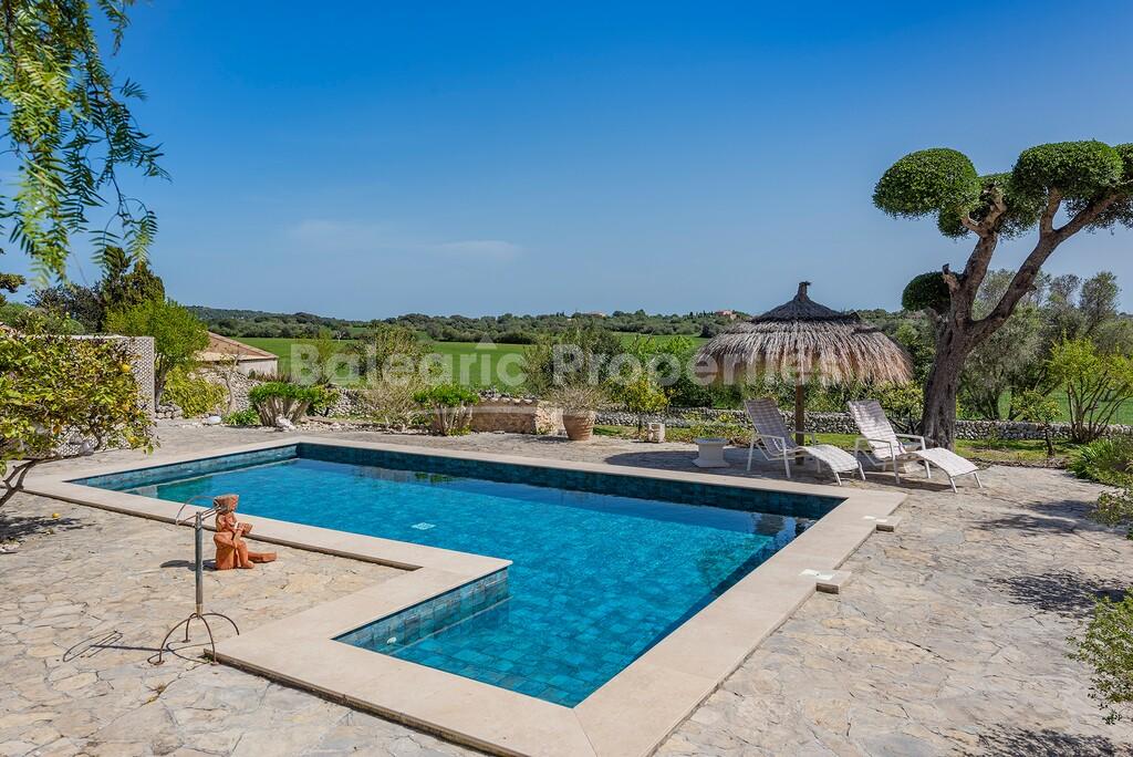 Restored luxury stone finca for sale in Son Carrió, Northeast Mallorca