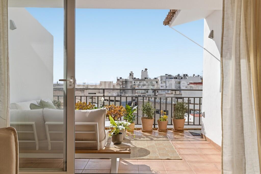 Ático con terraza privada en venta en el corazón de Palma, Mallorca
