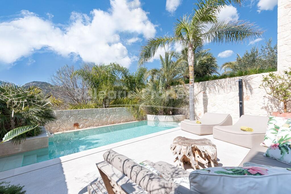 Newly built town house with stunning views for sale in Campanet, North Mallorca