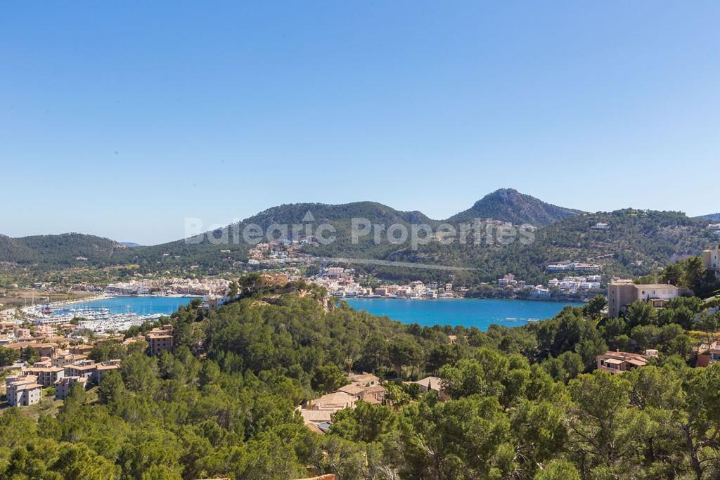 Luxury penthouse with private pool in Puerto Andratx, Mallorca
