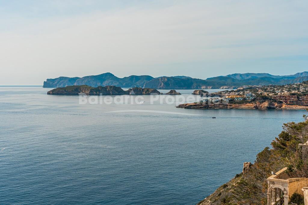 Stunning frontline villa with panoramic sea views for Sale in El Toro, Southwest Mallorca