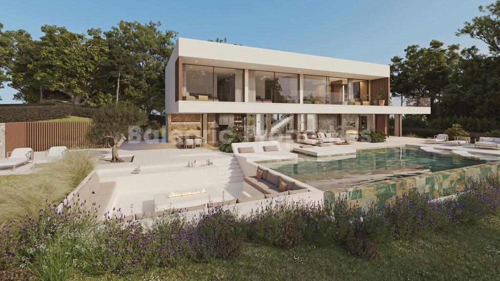 Contemporary villa for sale in the peaceful area near Bunyola, West Mallorca