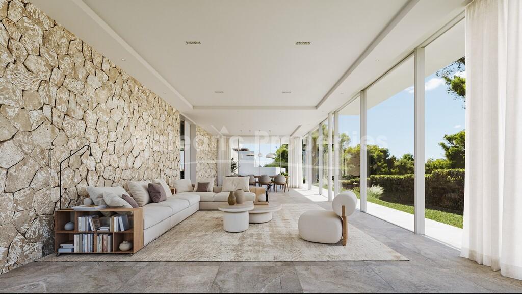 New luxury villa with sea views for sale in Sol de Mallorca, Southwest Mallorca