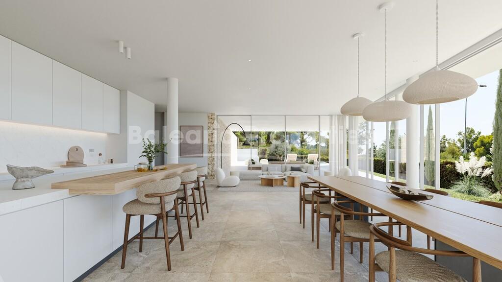 Newly built villa with sea views for sale in Sol de Mallorca, Southwest Mallorca