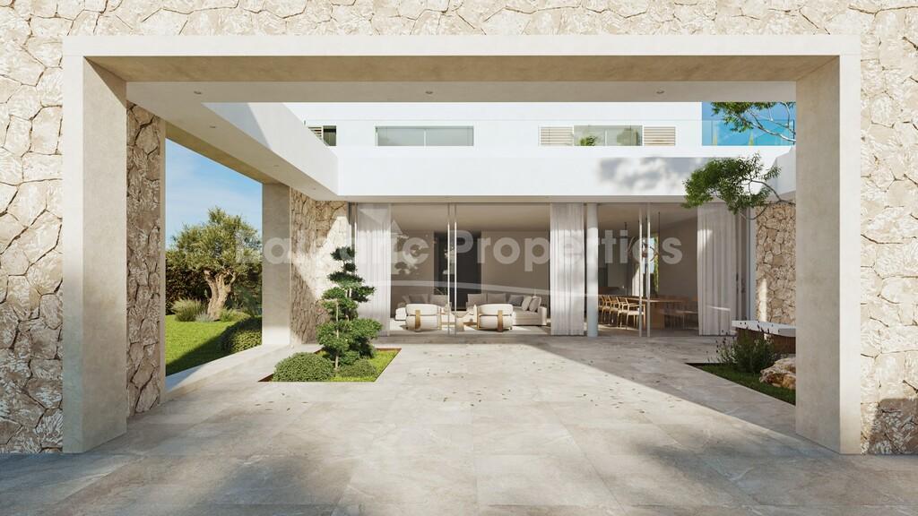 Villa contemporánea de nueva construcción en venta en Sol de Mallorca, al suroeste de Mallorca