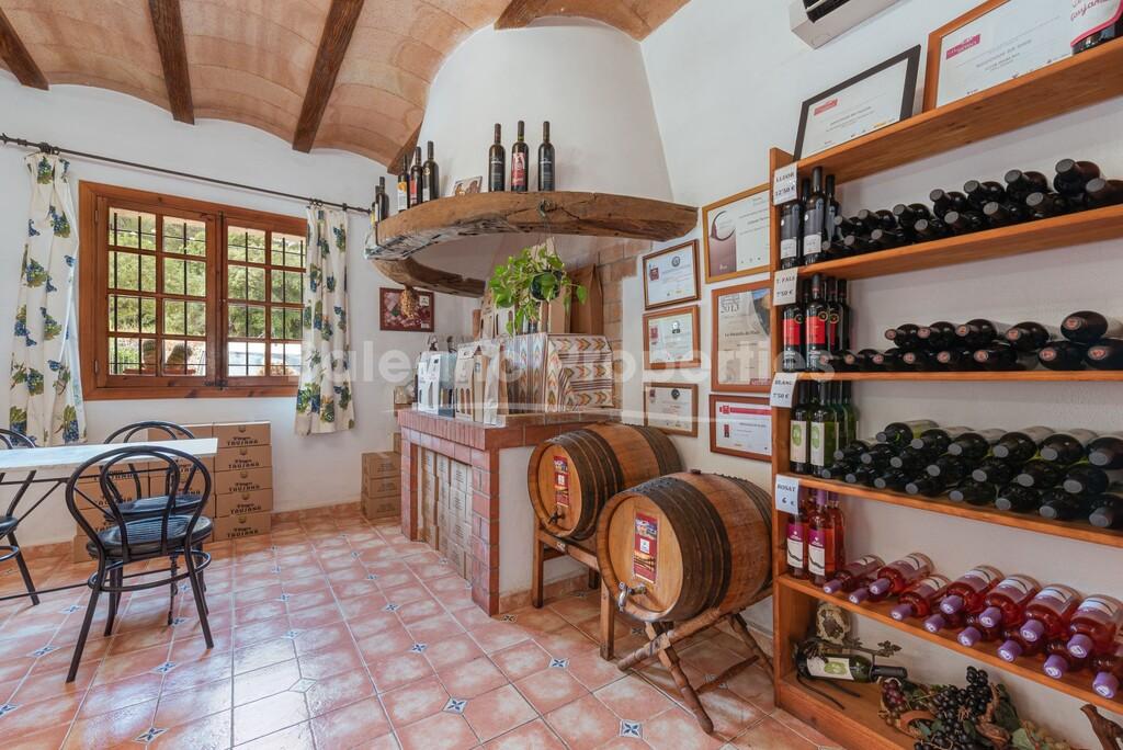Iconic winery for sale in Santa Eugènia, Central Mallorca