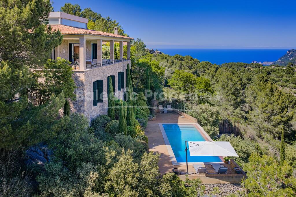 Secluded luxury retreat for sale in the Tramuntana Mountains near Valldemossa, West Mallorca
