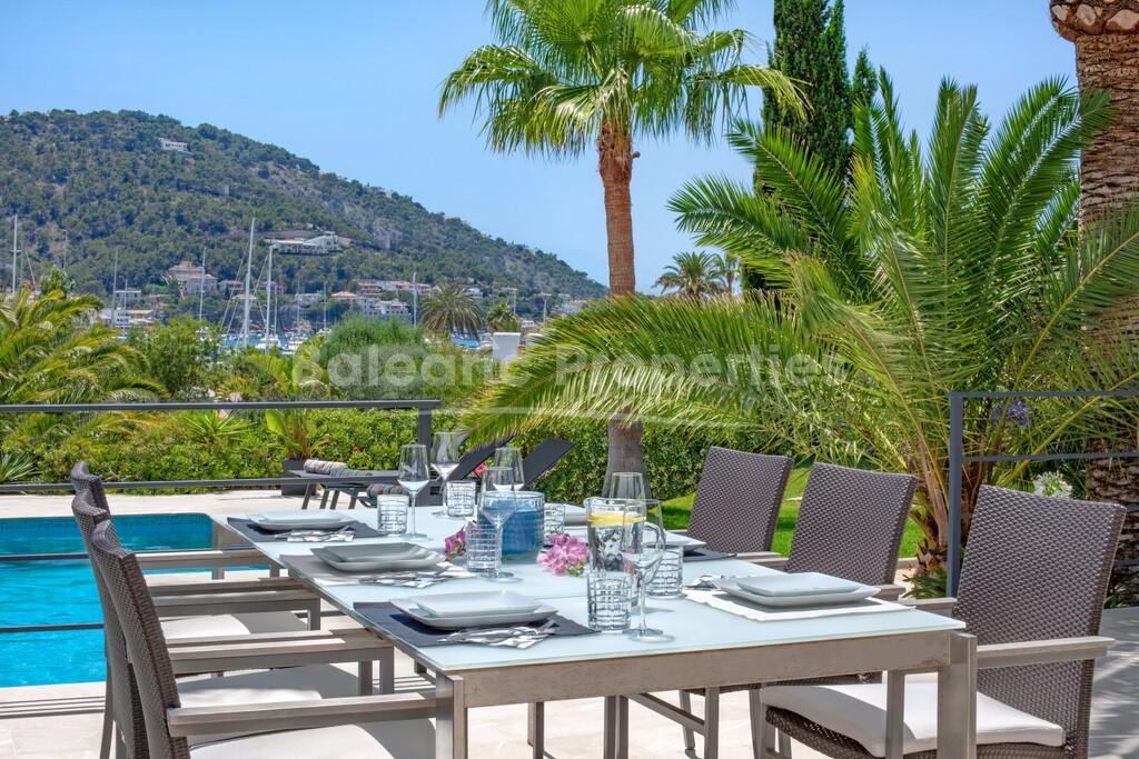 Finca con vistas al mar y licencia de alquiler en venta en Port Andratx, suroeste de Mallorca