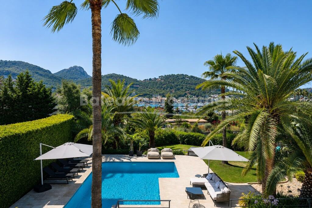 Finca con vistas al mar y licencia de alquiler en venta en Port Andratx, suroeste de Mallorca