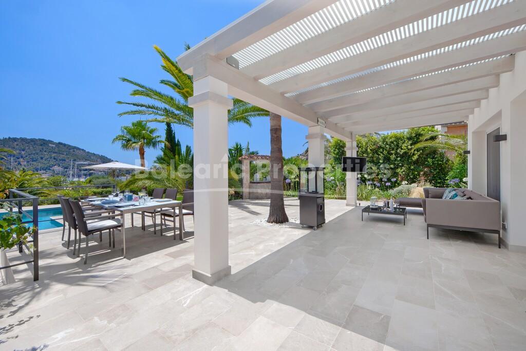 Finca con vistas al mar y licencia de alquiler en venta en Port Andratx, suroeste de Mallorca