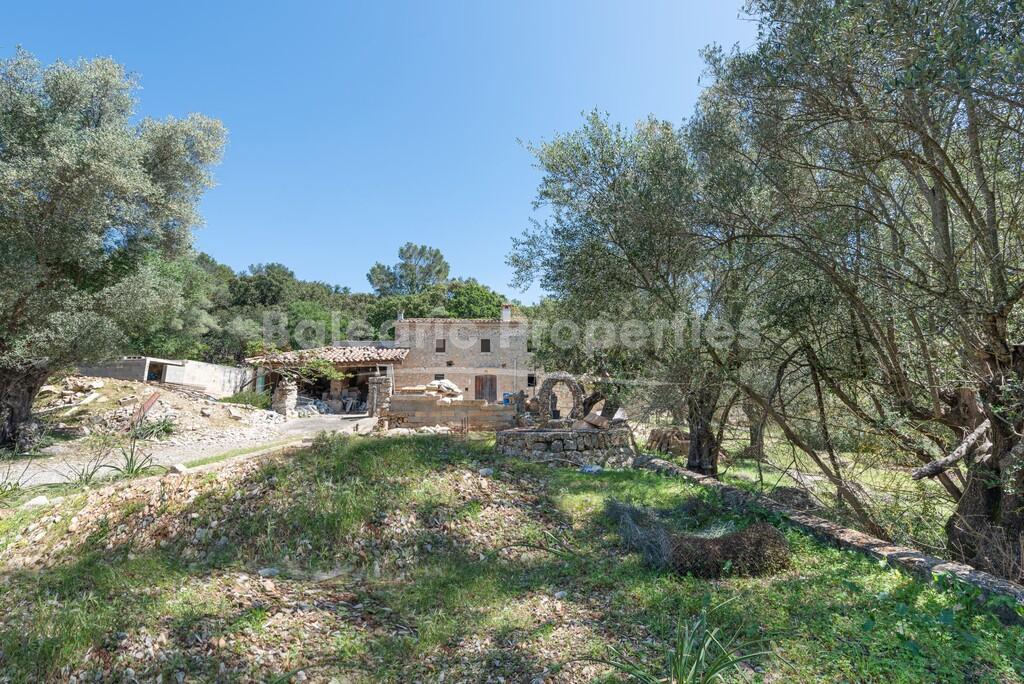 Finca for sale with license to refurbish and legalise in Pollensa, North Mallorca