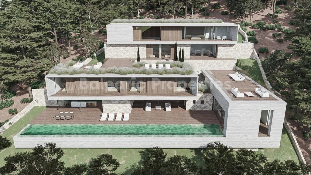 Plot with Palma Bay views and villa project for sale in Genova, Palma, Mallorca