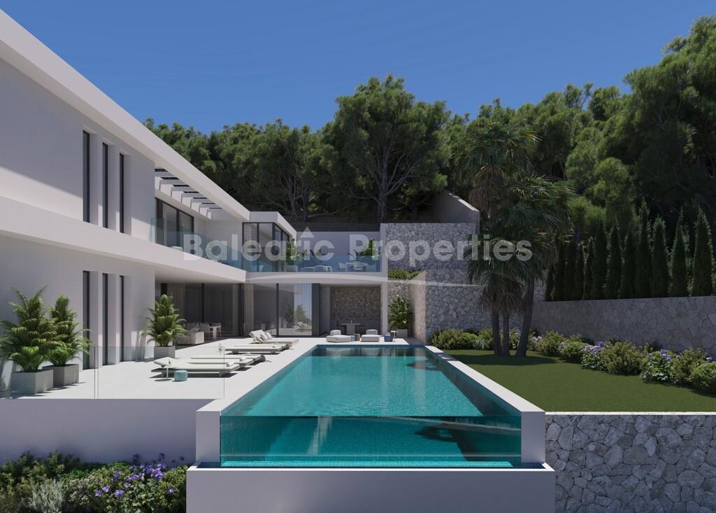 Proyecto de Villa de Lujo con Licencia en Venta en Son Vida, Suroeste de Mallorca
