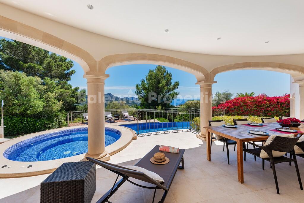 Sea view villa with tourist license for sale in Puerto Andratx, Southwest Mallorca