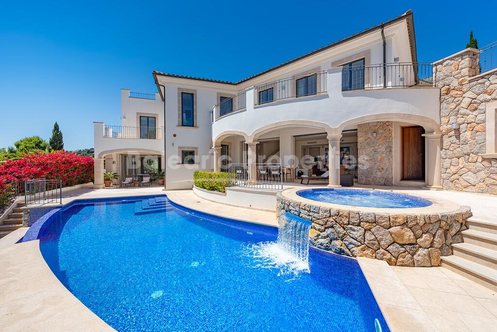 Sea view villa with tourist license for sale in Puerto Andratx, Southwest Mallorca