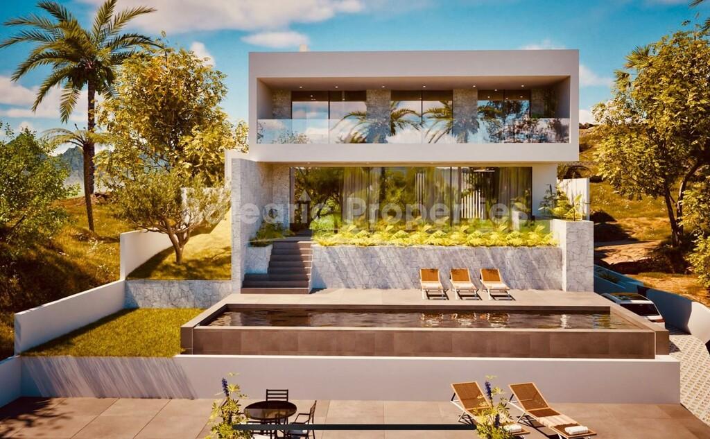 Plot with luxury villa Project for sale in Portals Nous, Southwest Mallorca