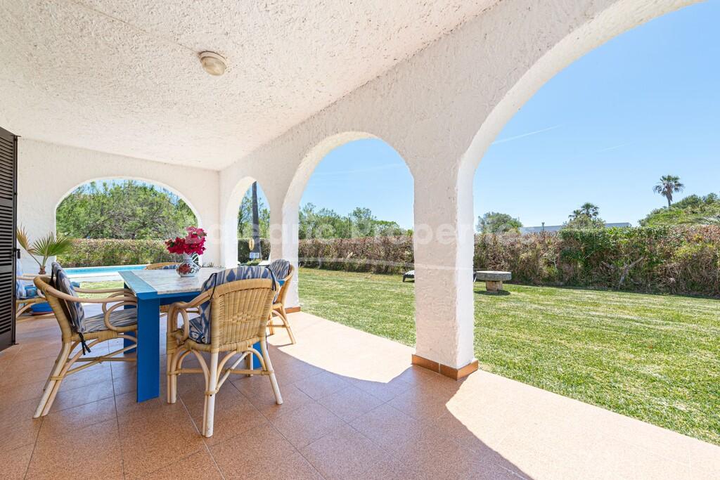 Mediterranean villa retreat for sale beside the beach in Puerto Pollensa, North Mallorca