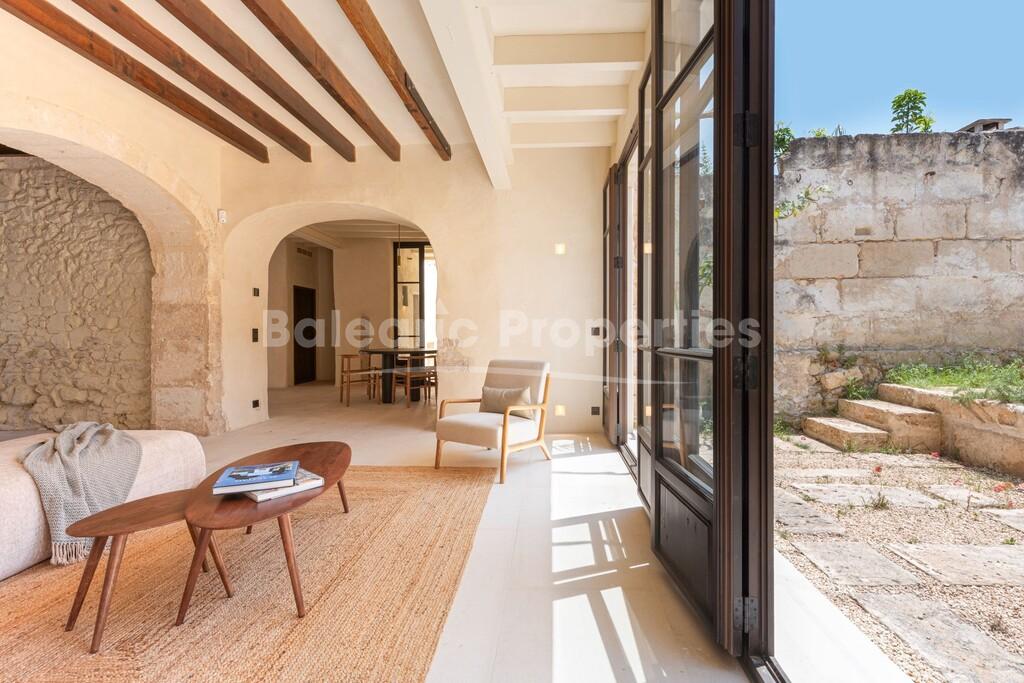 Renovated town house with pool for sale in Selva, Central Mallorca