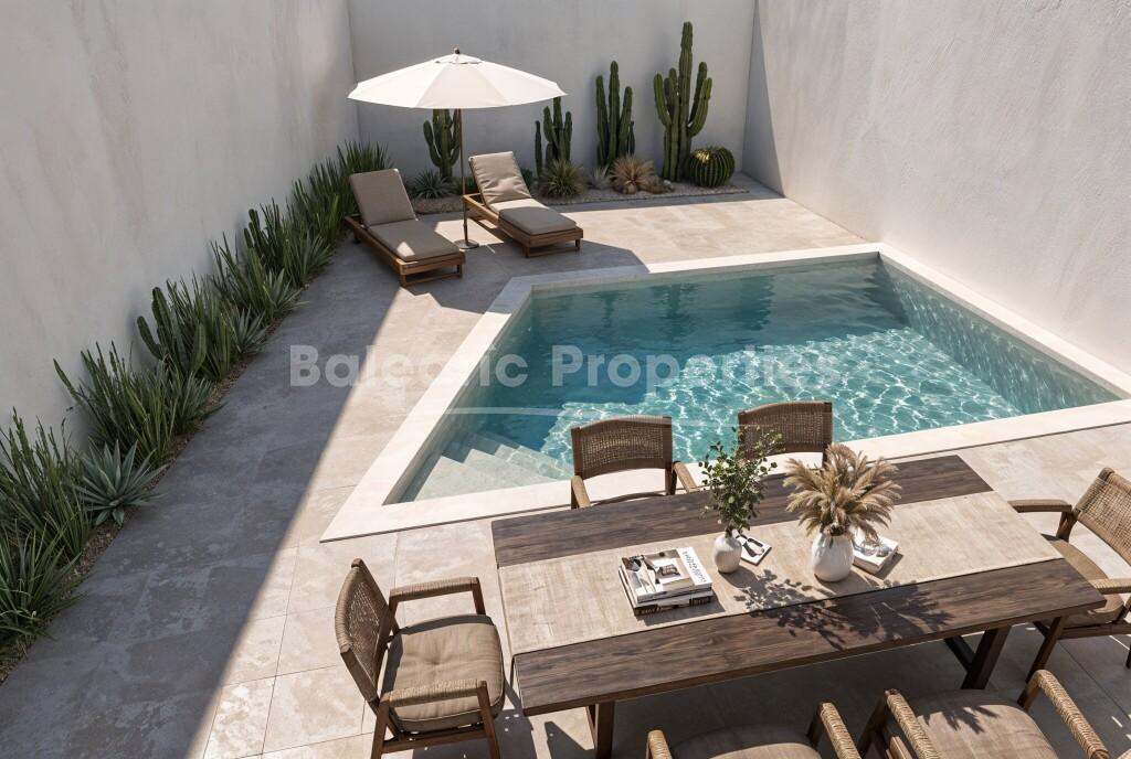 Beautifully renovated town house with pool for sale in Sa Cabaneta, Southwest Mallorca