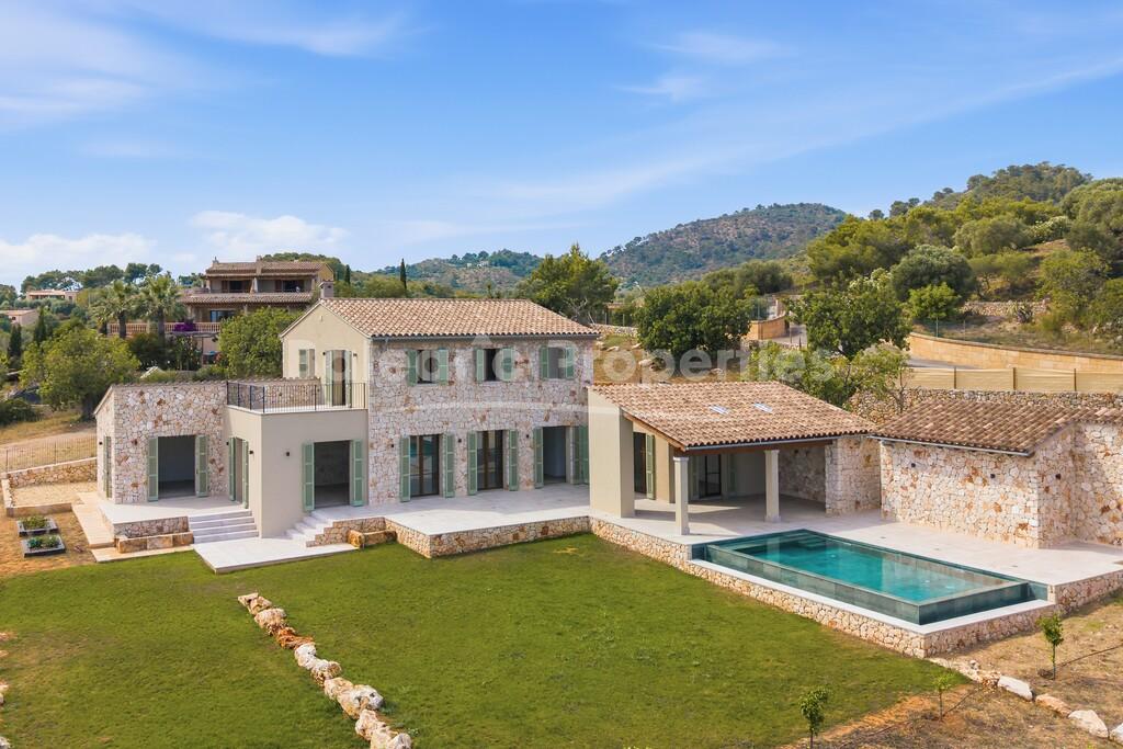 Elegant new-build finca with sea views for sale in Cala Millor, Northeast Mallorca