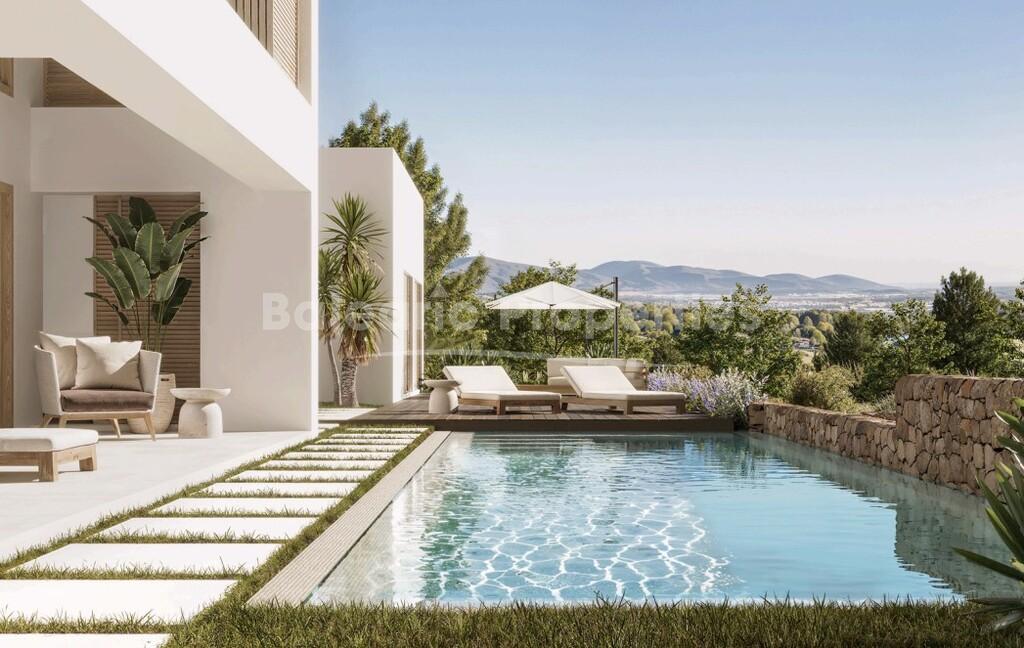 Land for sale with license to build a villa close to San Rafael and Ibiza Town