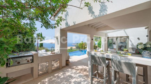 Villa de lujo con vistas excepcionales en venta en Santa Ponsa, suroeste de Mallorca