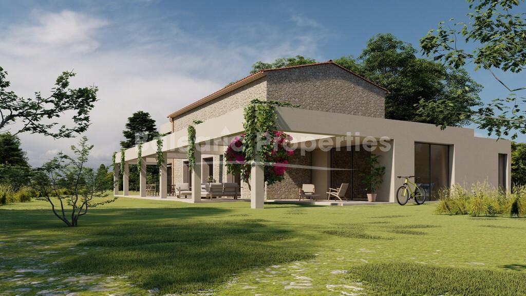 Finca con piscina y jardines en venta en Llucmajor, sur de Mallorca