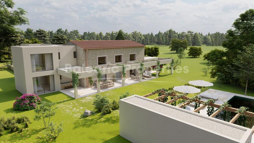 Luxury country villa with pool for sale in Llucmajor, South Mallorca