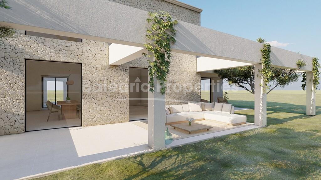 Villa de campo de lujo con piscina en venta en Llucmajor, sur de Mallorca