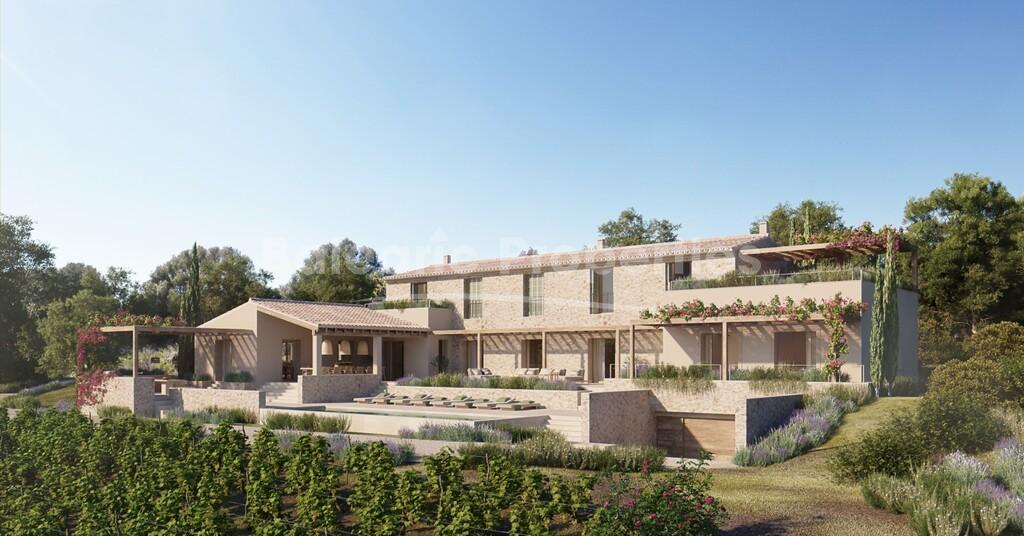 Turnkey luxury sea view finca for sale in Pollensa, north Mallorca