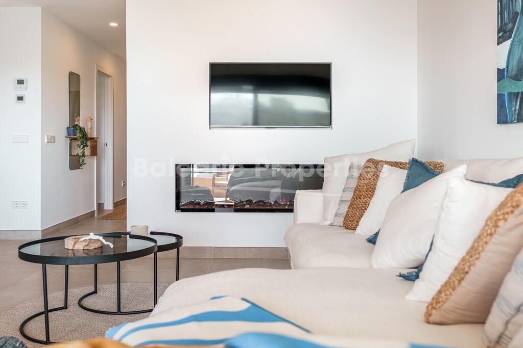 Penthouse with beach access for sale in Cala Vinyes, southwest Mallorca