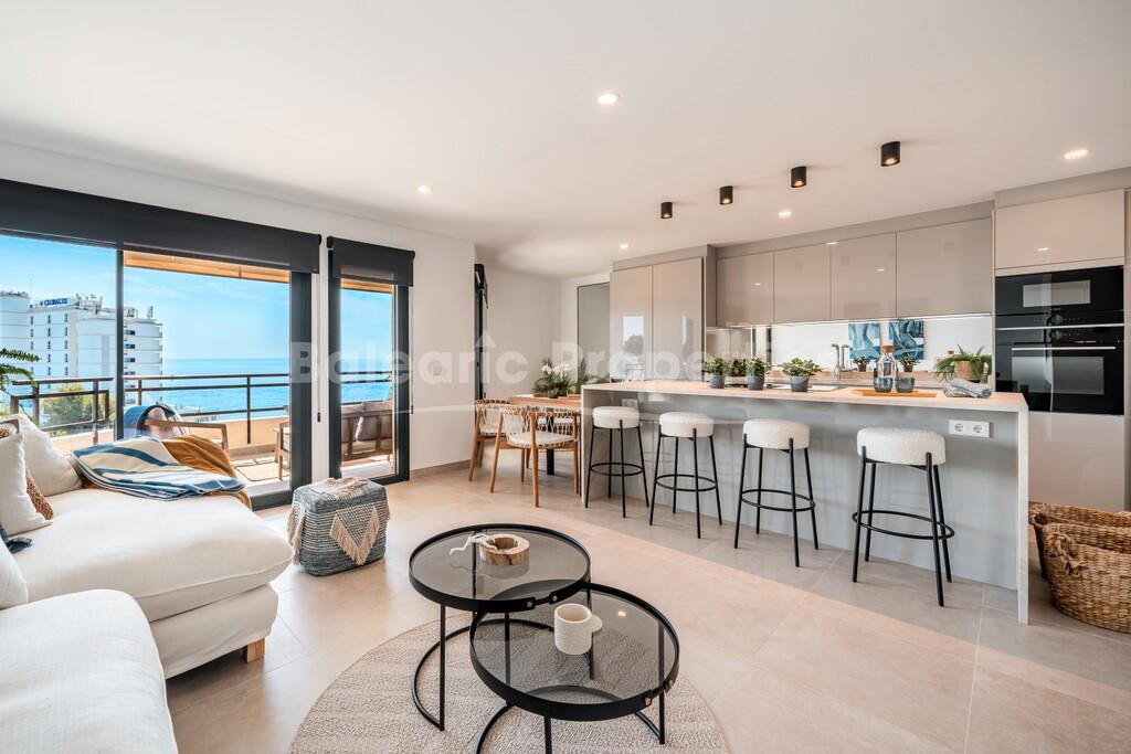Penthouse with beach access for sale in Cala Vinyes, southwest Mallorca