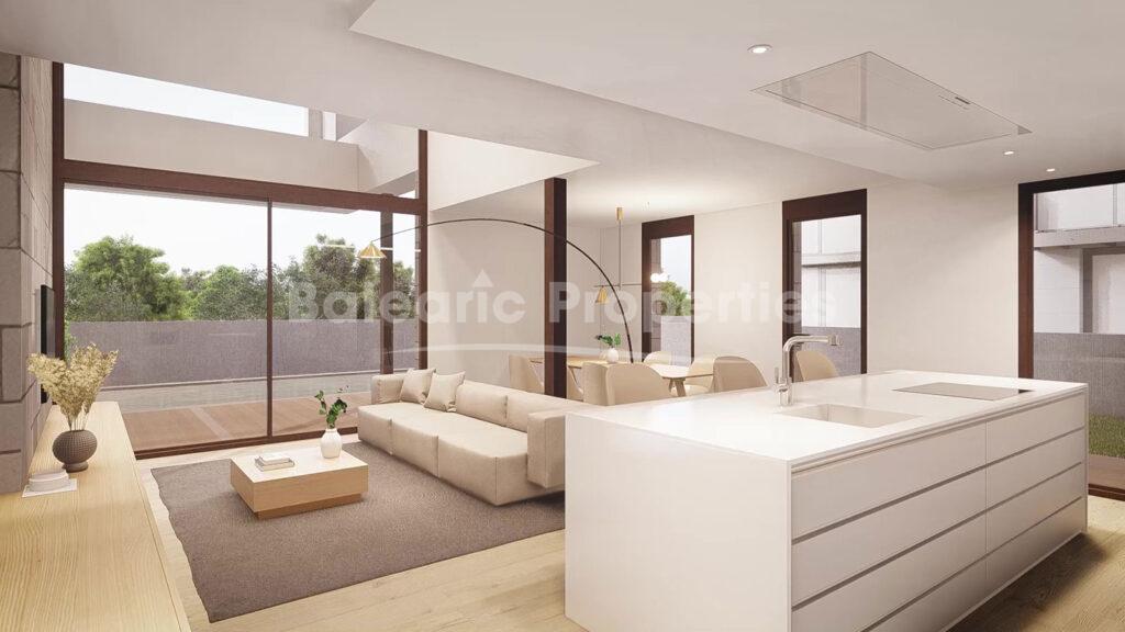 Zeitgenössische Duplex-Penthousewohnung mit Meerblick zum Verkauf in Bonanova, Palma de Mallorca