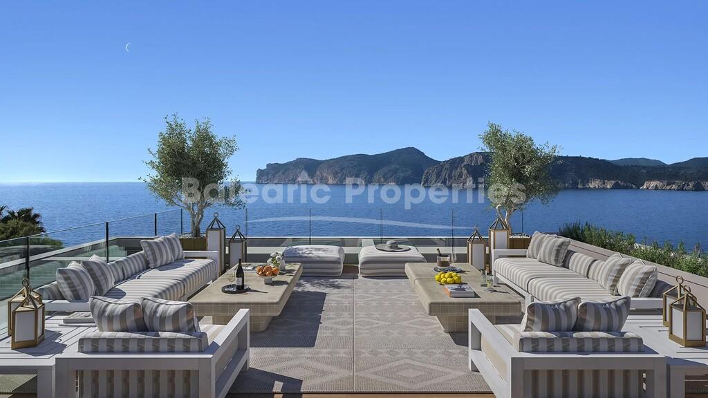 Sofisticated newly built sea view villa for sale in Nova Santa Ponsa, Southwest Mallorca